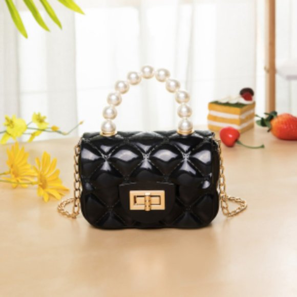 NWT PVC Quilted Mini Micro Purse - Picture 1 of 1